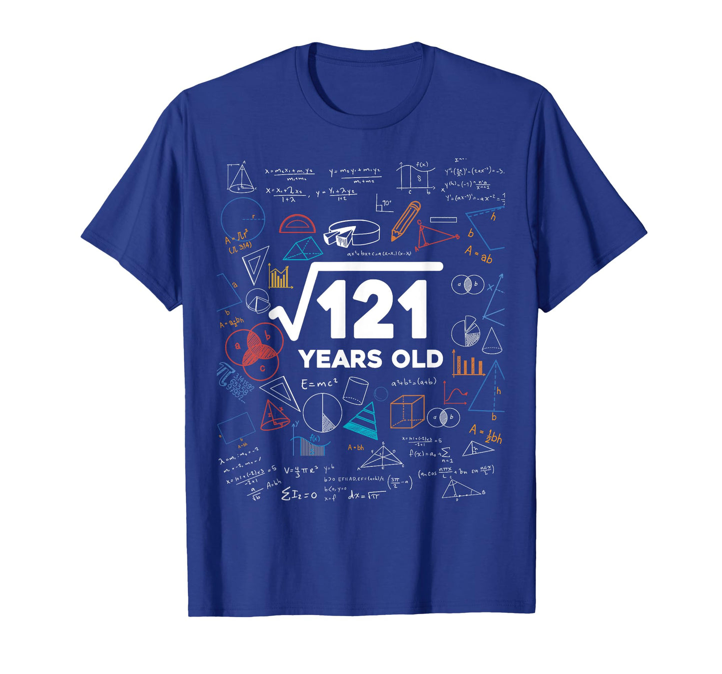Square Root Of 121 11th Birthday Math Lover 11 Year Old Bday T-Shirt