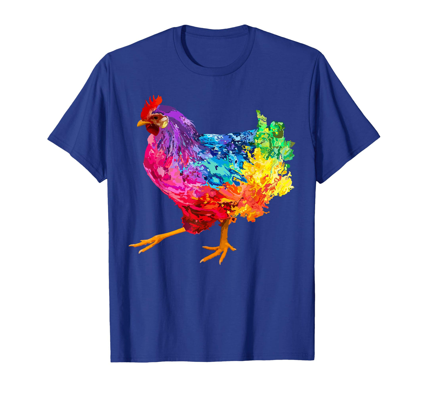 Chicken Lover Gifts Chicken Womens Colorful Cool Hen Mens T-Shirt