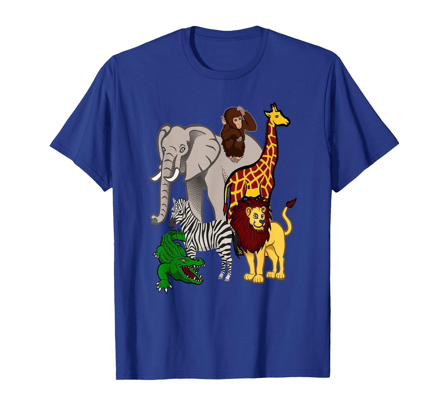 Zoo Animals Shirt Wildlife Birthday Party A Day At The Zoo T-Shirt