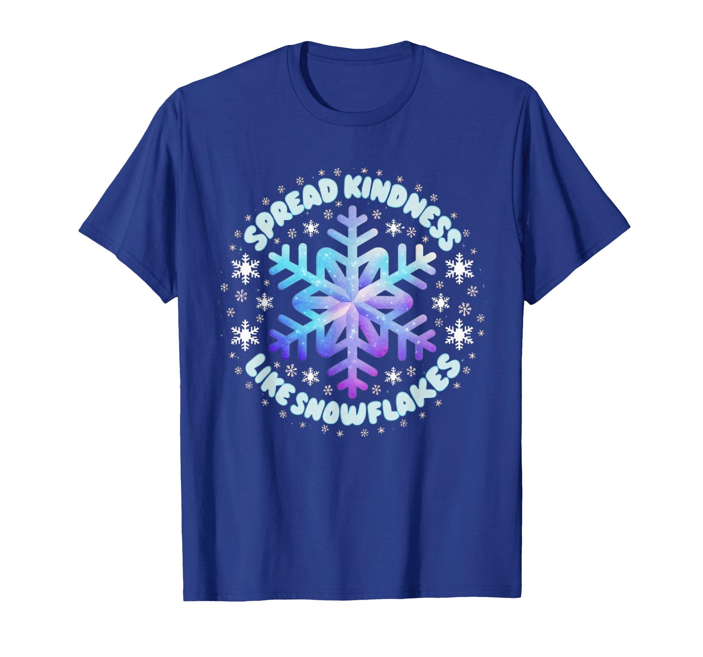 Spread Kindness Like Snowflakes Christmas Teacher Unity Day T-Shirt