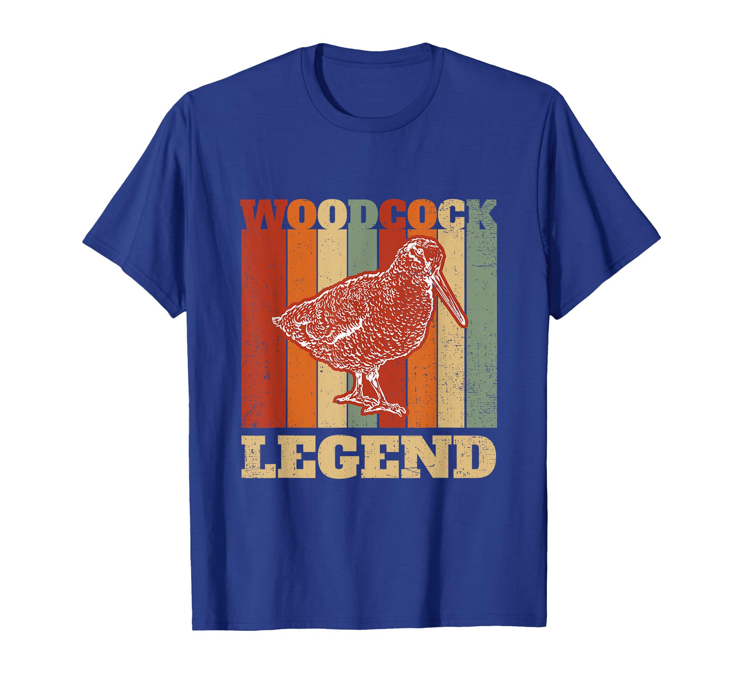 Woodcock Legend Vintage Retro Woodcock Bird Timberdoodle T-Shirt
