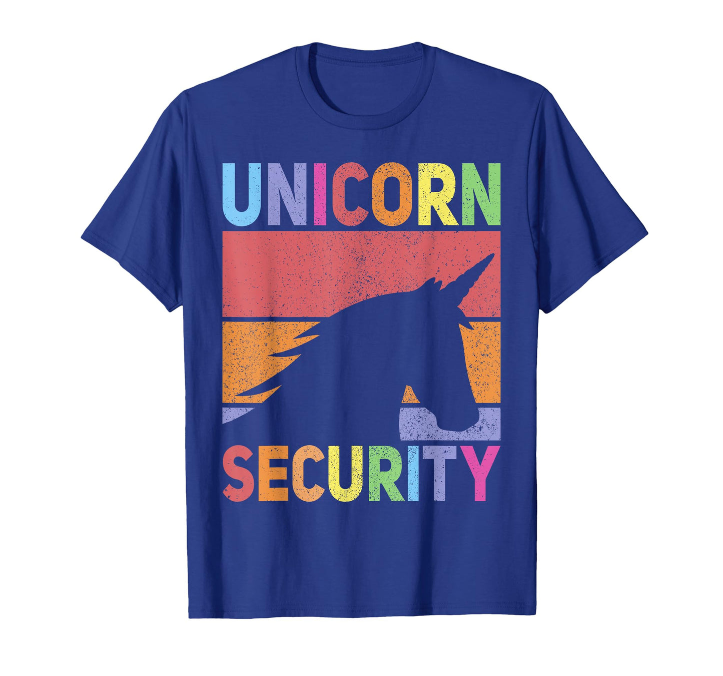 Unicorn Security Retro Unicorn Costume Men Women Unicorn T-Shirt