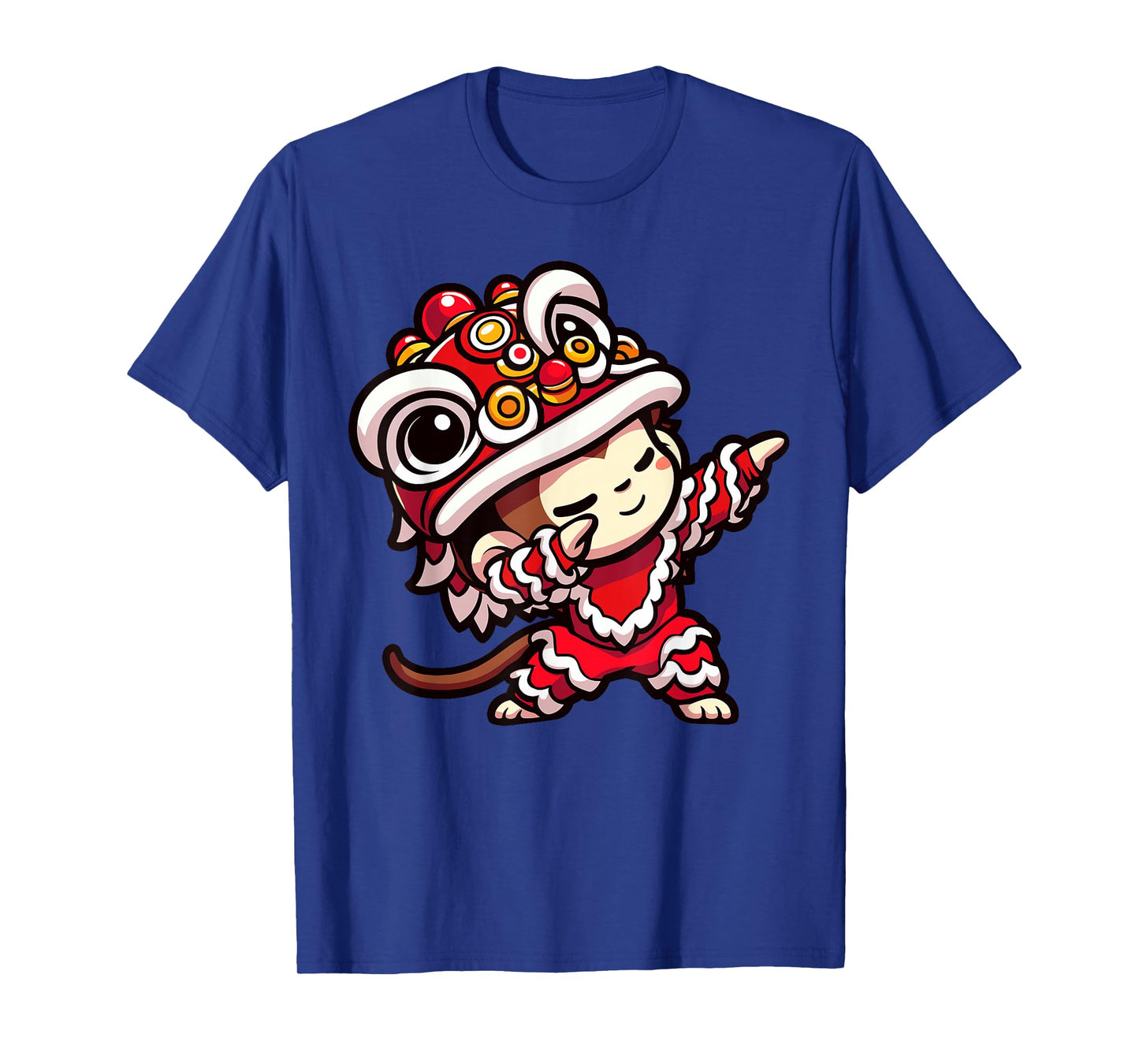 Chinese Lunar New Year 2025 - Dabbing Monkey Lion Dance T-Shirt