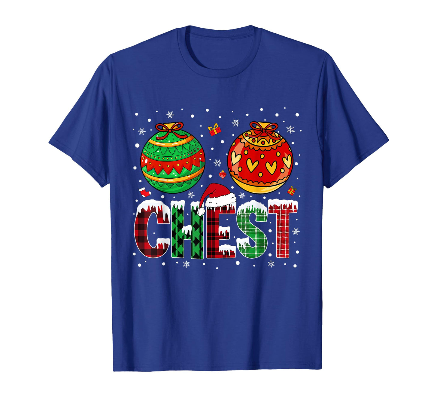 Chestnuts Matching Family Funny Chest Nuts Christmas Couples T-Shirt