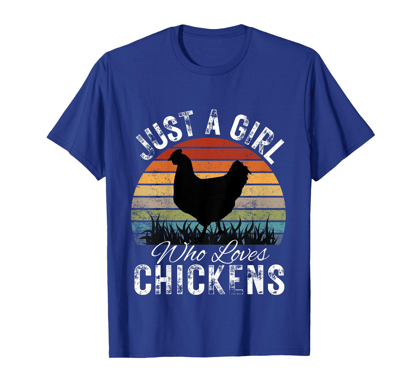 Kids Just A Girl Who Loves Chickens Funny Cute chicken Lover T-Shirt