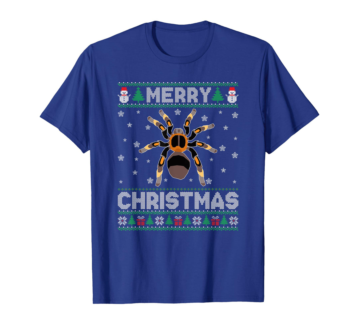 Tarantula Animal Men Women Kids Ugly Christmas Sweater T-Shirt