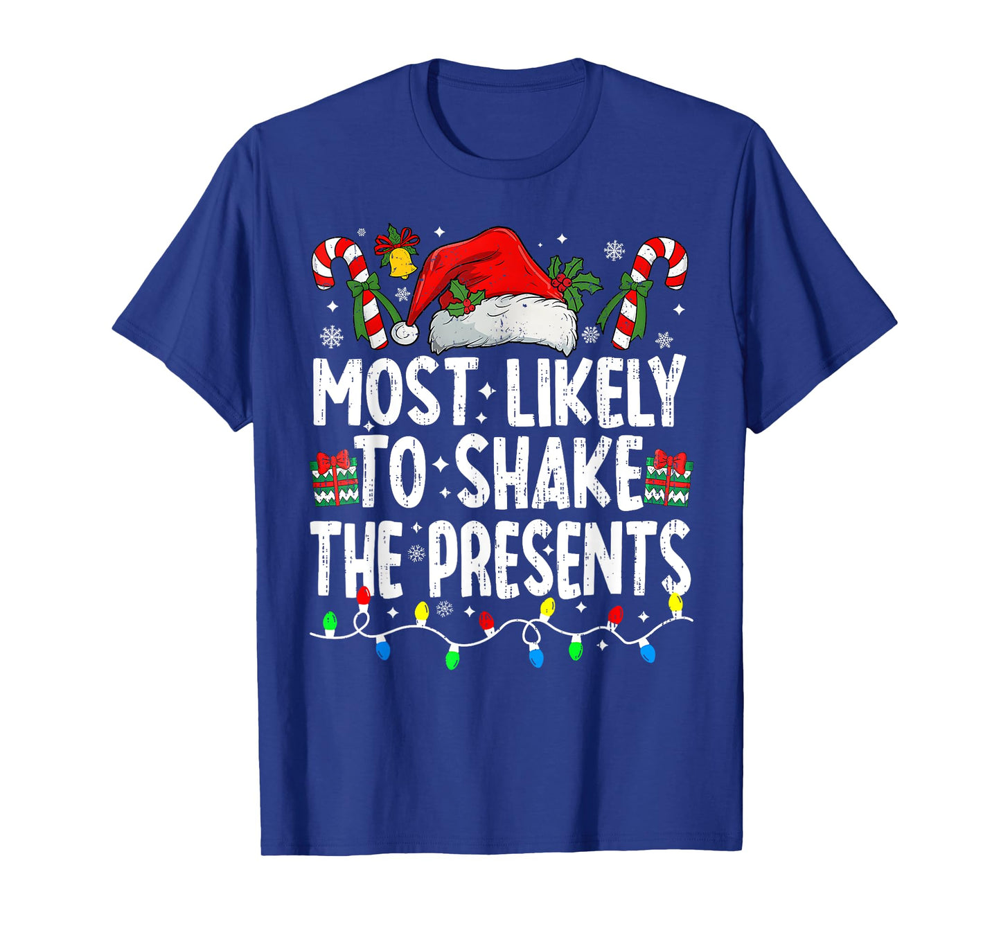 Most Likely To Shake The Presents Family Matching Christmas T-Shirt