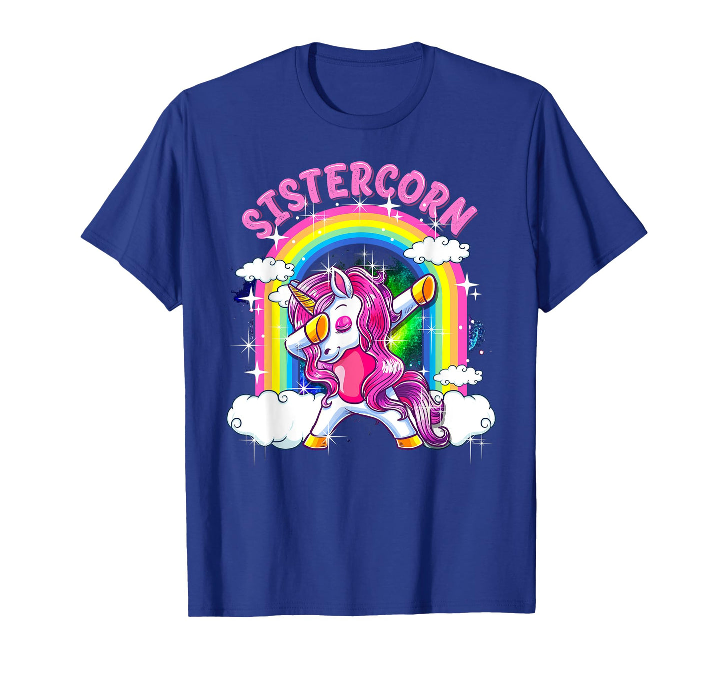Sistercorn Shirt Dabbing Unicorn Cute Sister Gifts T-Shirt