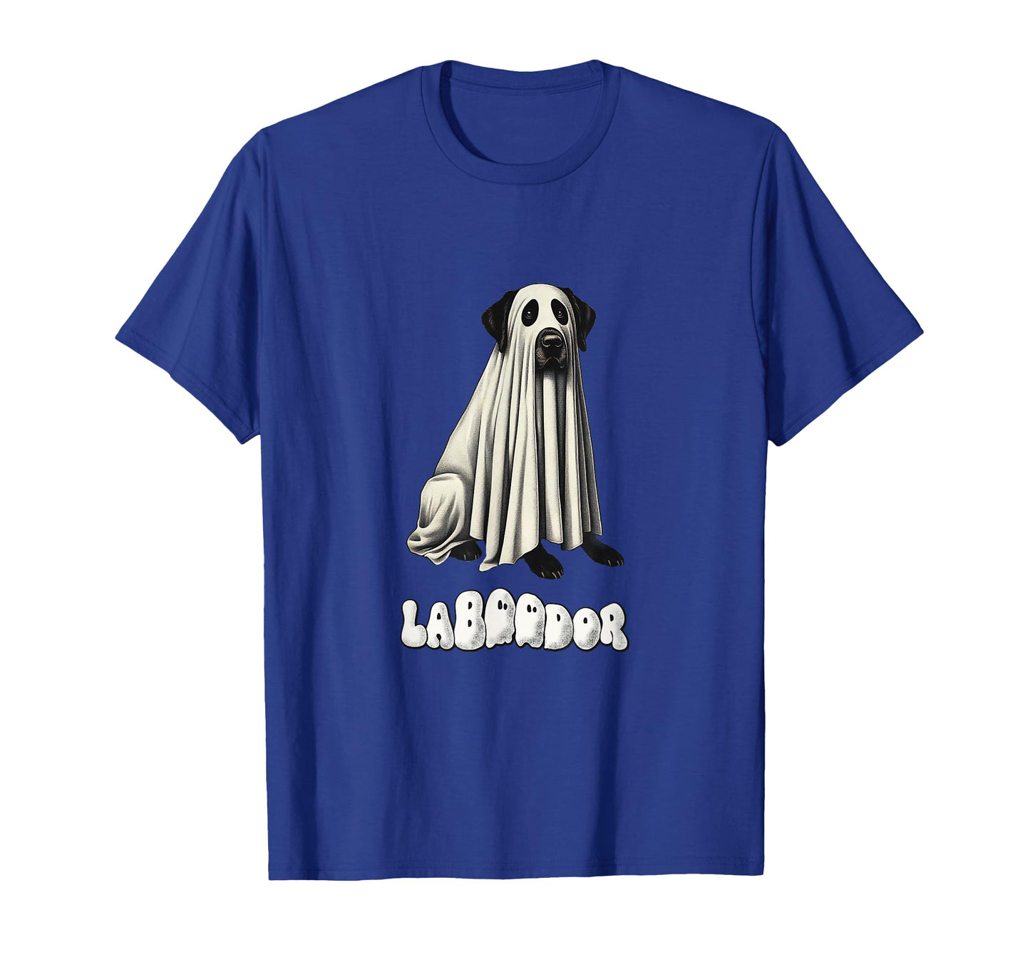Cute Black Labrador Retriever Halloween Ghost, LaBOOdor, Lab T-Shirt