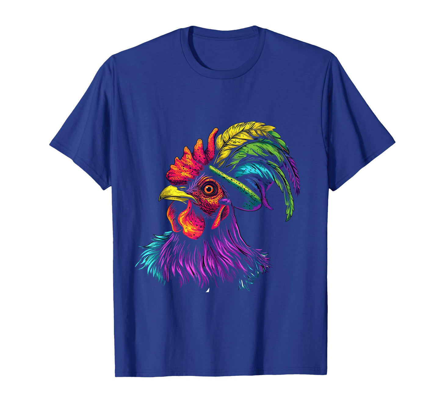 Funny Jester Chicken Beads Mardi Gras Farming Men Women Kids T-Shirt