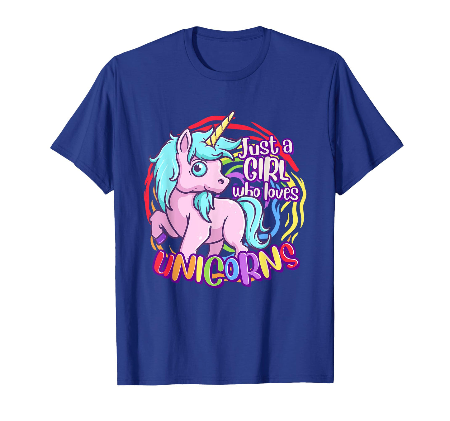 Cute Unicorn Just A Girl Who Loves Unicorn T-Shirt