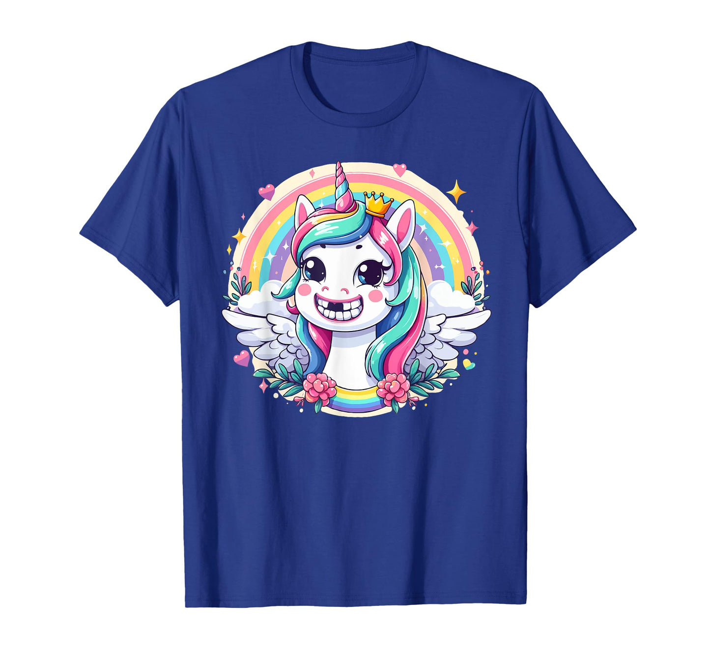 I Lost My First Tooth Teeth Out Cute Unicorn T-Shirt