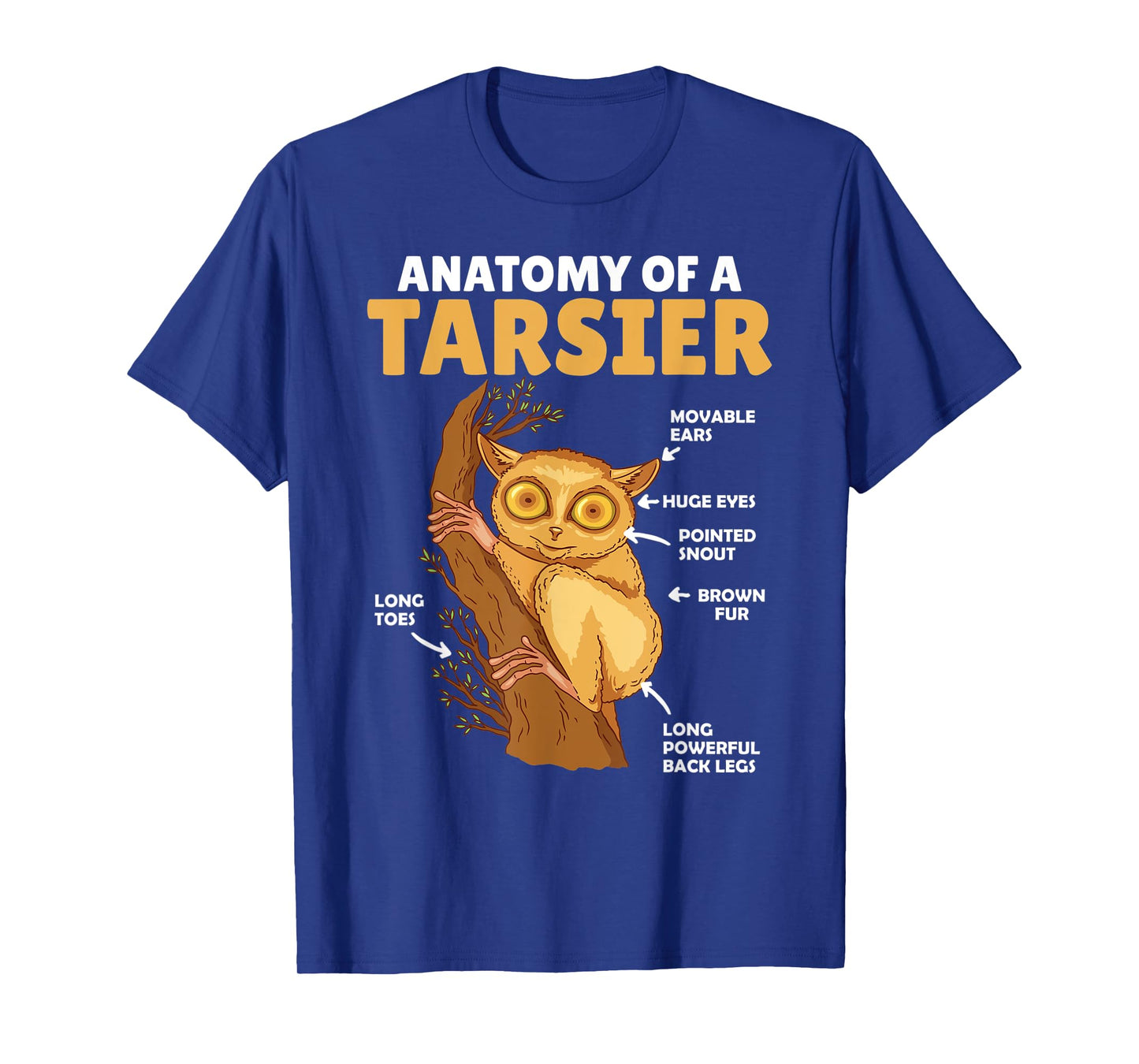 Cute Tarsier Anatomy Of A Tarsier Explanation T-Shirt