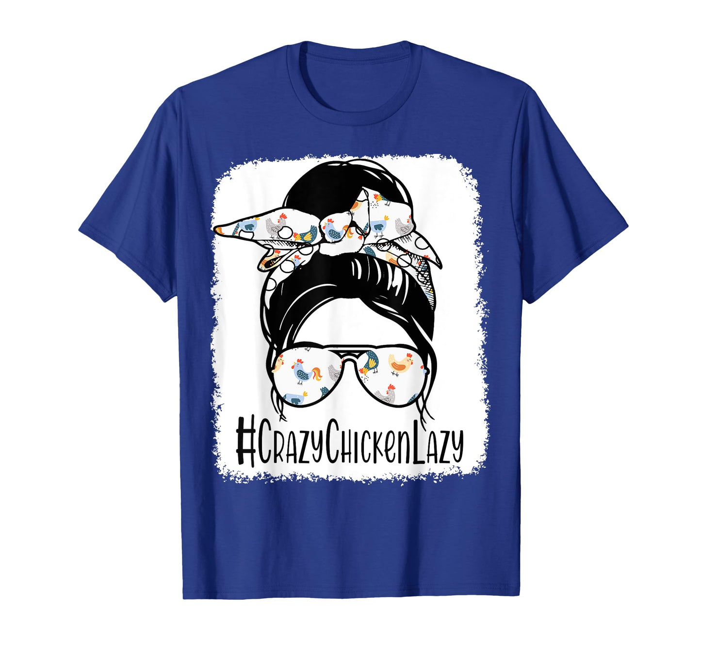 Crazy Chicken Lady Shirt Women Mama Hen Mothers Day Farm Mom T-Shirt