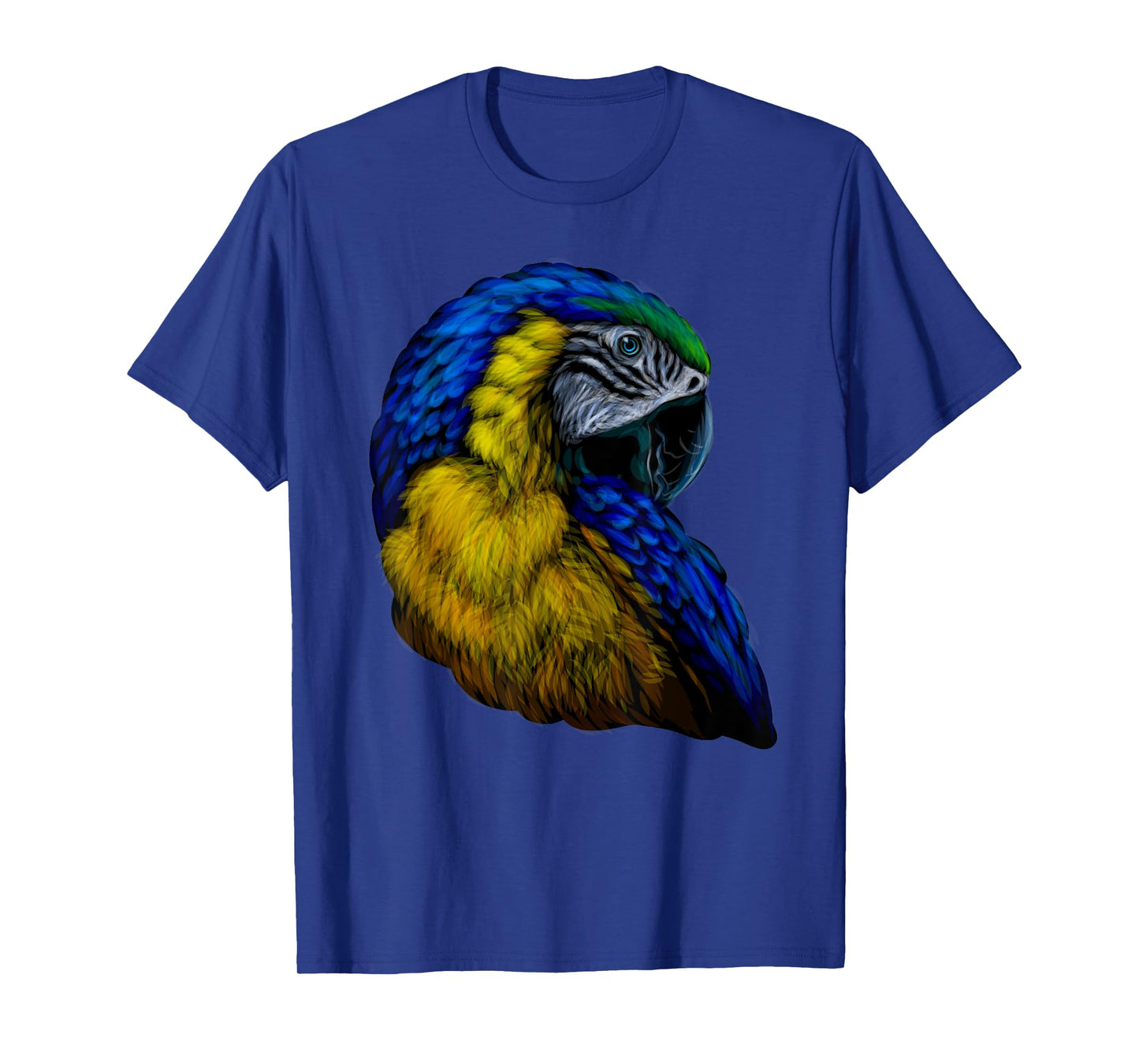 colorful scarlet Macaw parrot bird Hand drew for lovers Art T-Shirt
