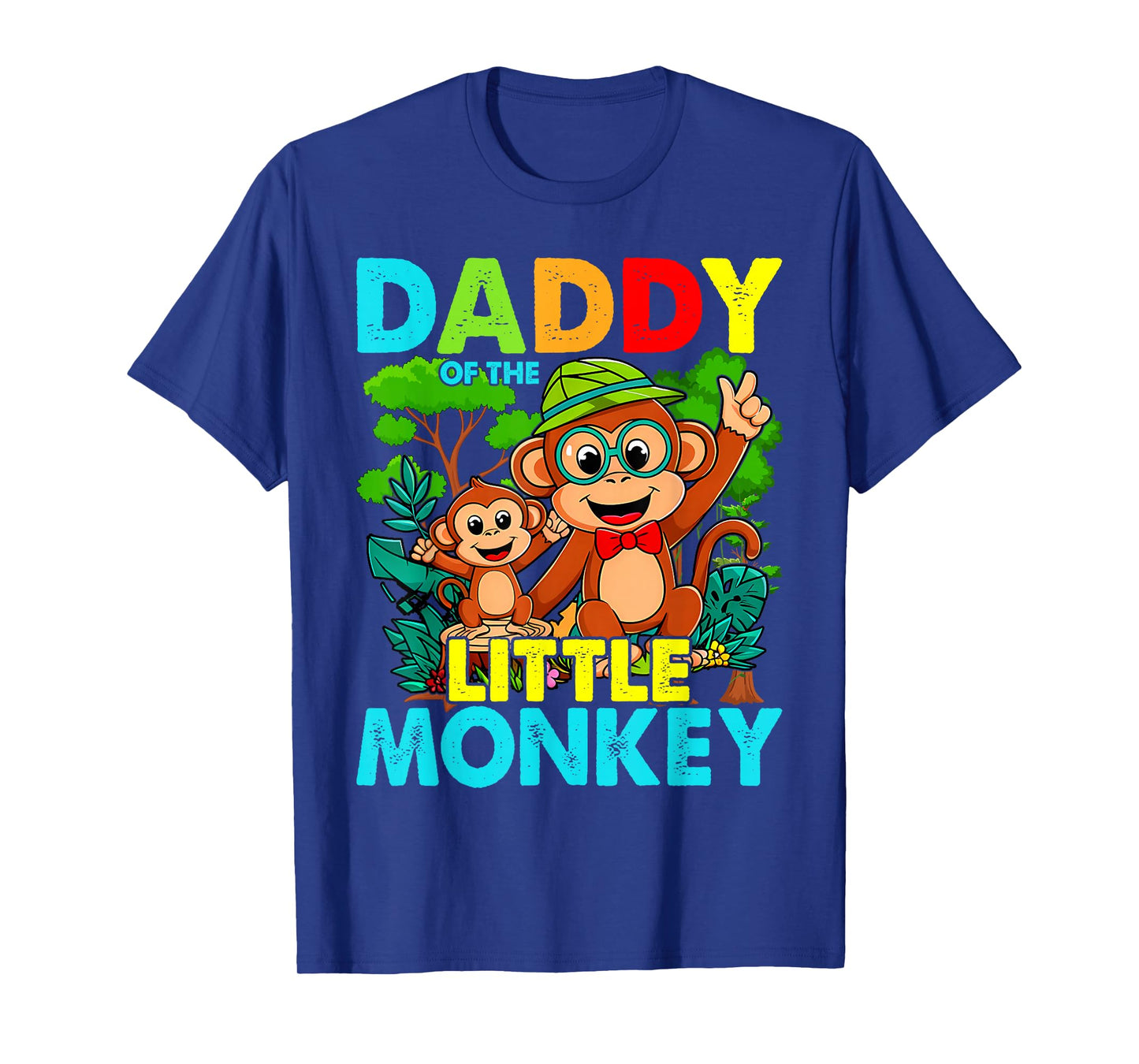 Daddy Of Little Monkey Birthday Family Matching T-Shirt