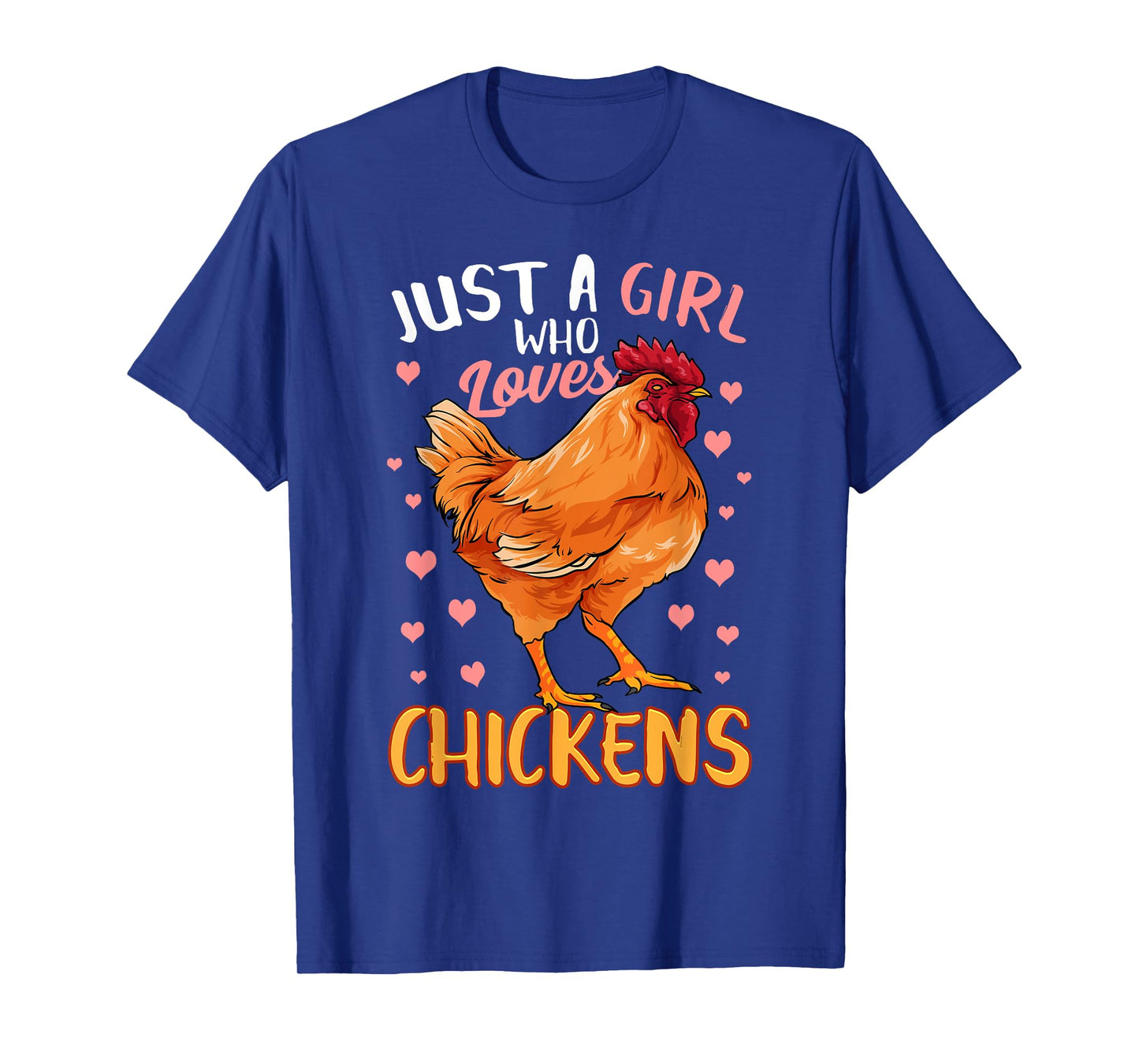 Just A Girl Who Loves Chickens Shirt Chicken Shirt For Girls T-Shirt
