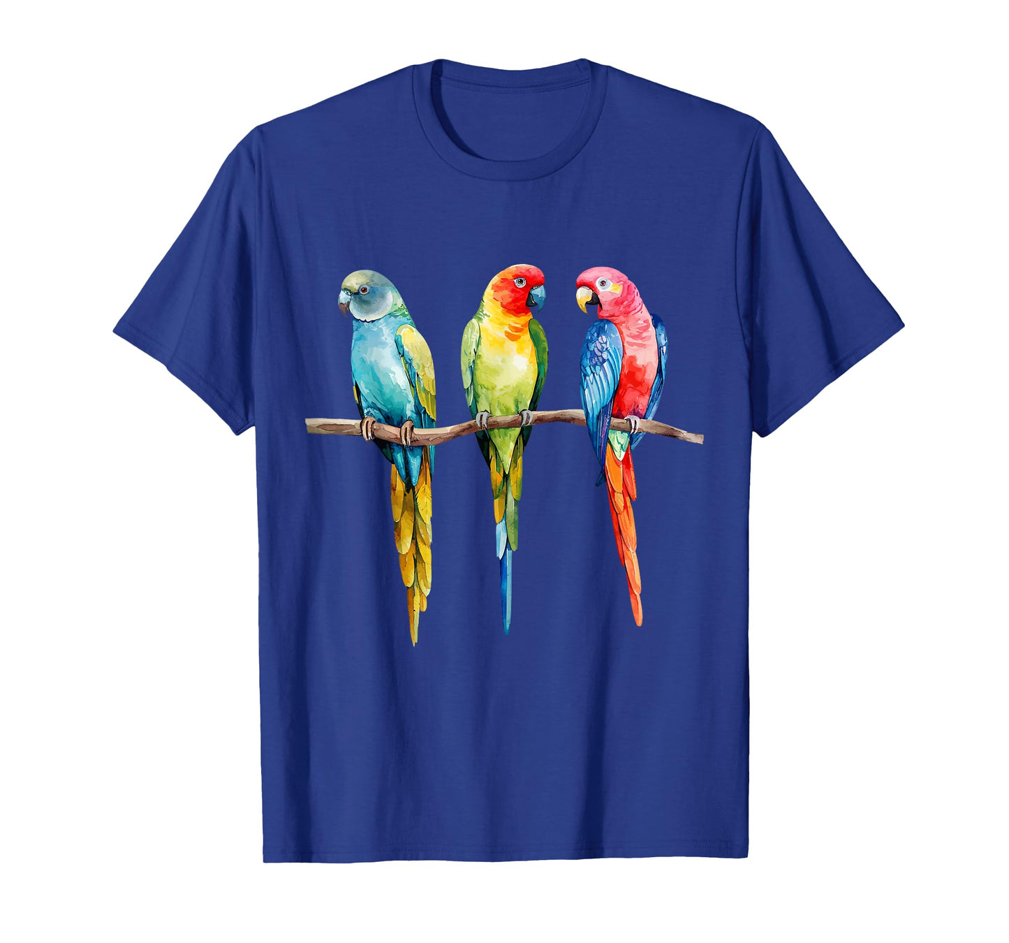 Colorful Parrot Watercolor T-Shirt