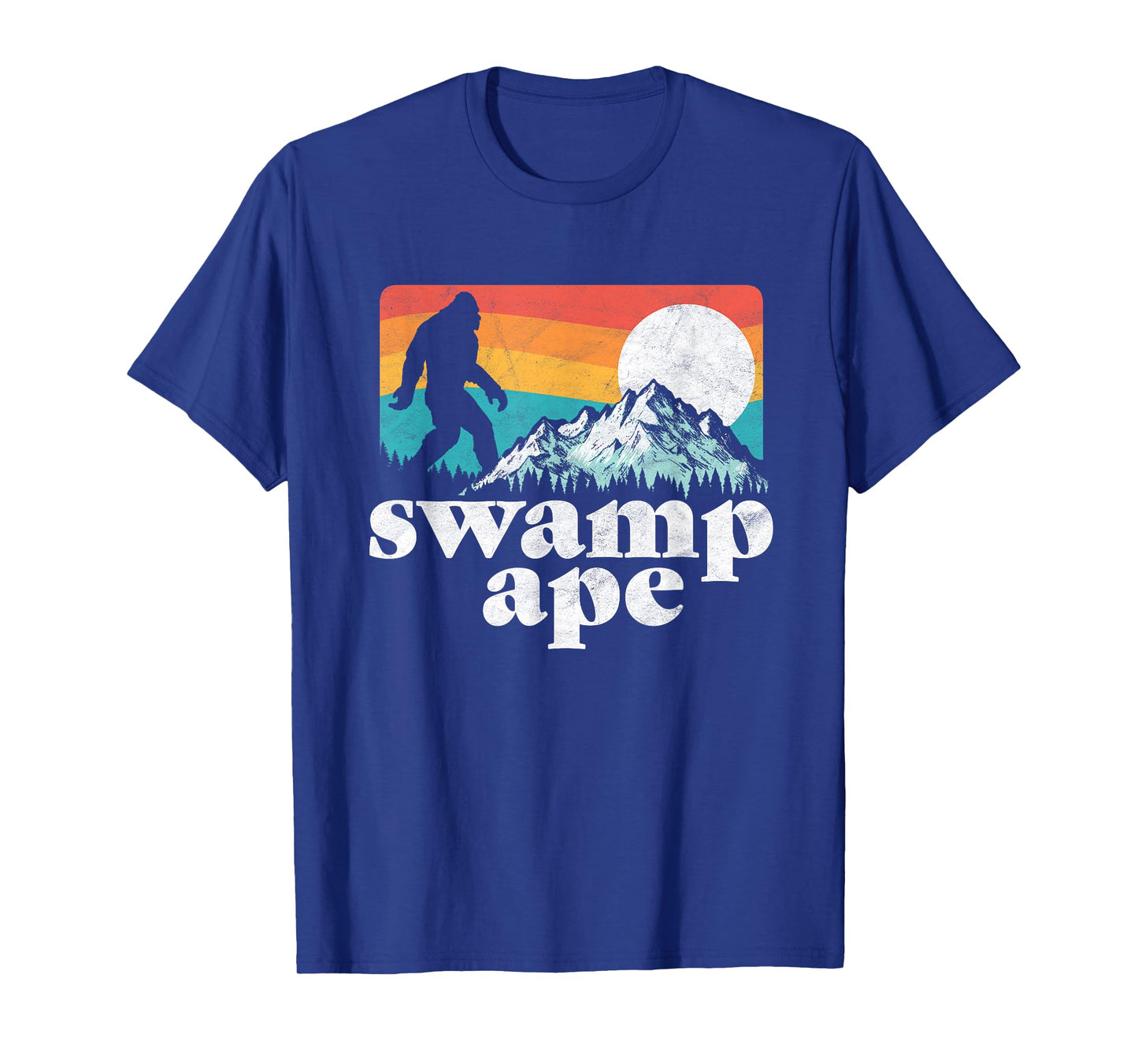 Swamp Ape! Florida Bigfoot Mountains Retro T-Shirt T-Shirt