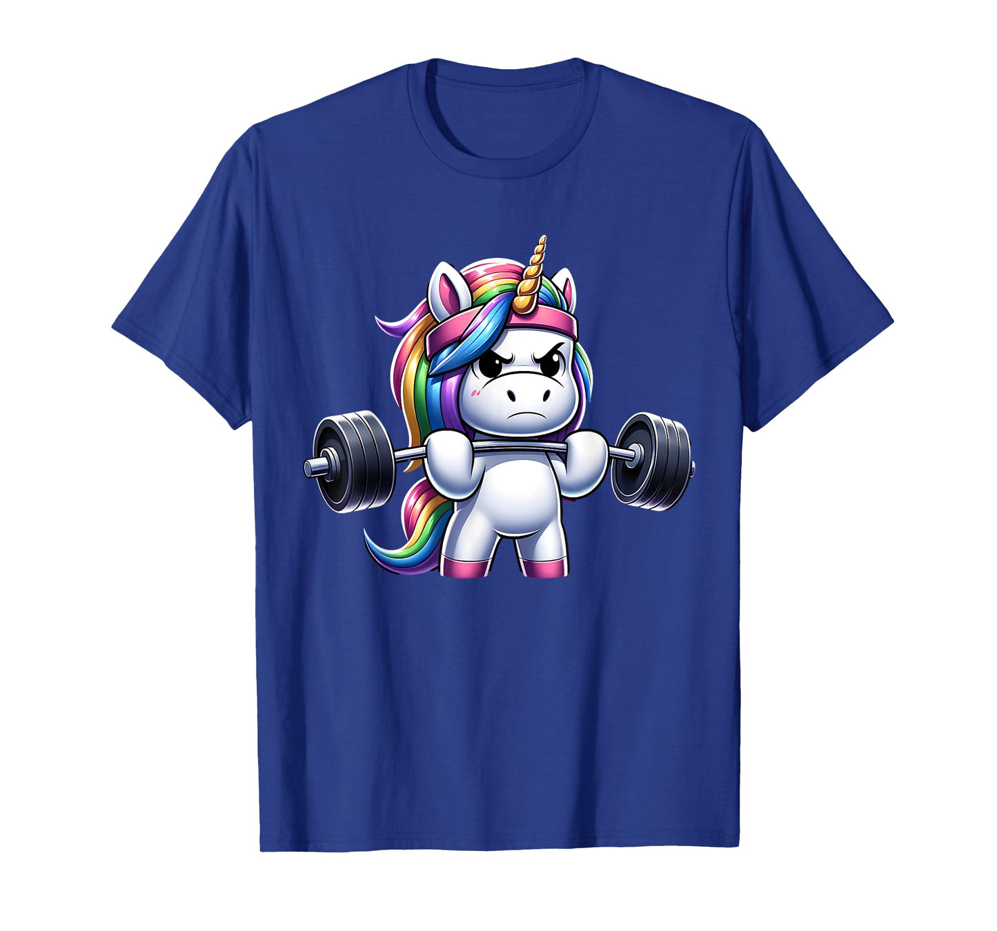 Unicorn Gym Deadlift Fitness Workout Weightlifting T-Shirt