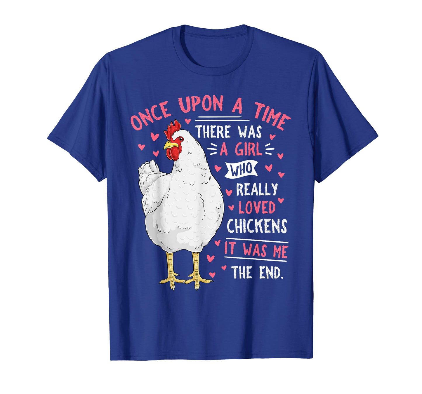 Funny Chicken Lover Women Girls Cute Farm Animal Hen T-Shirt