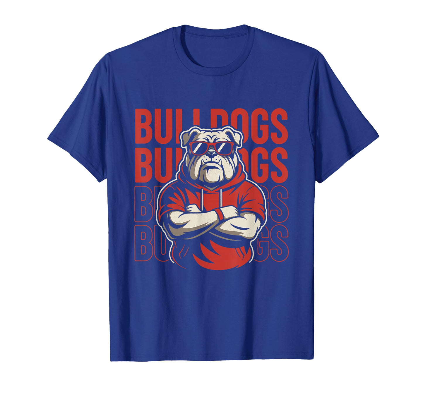Retro Bulldogs Gift for Men Women Boys Girls Kids T-Shirt