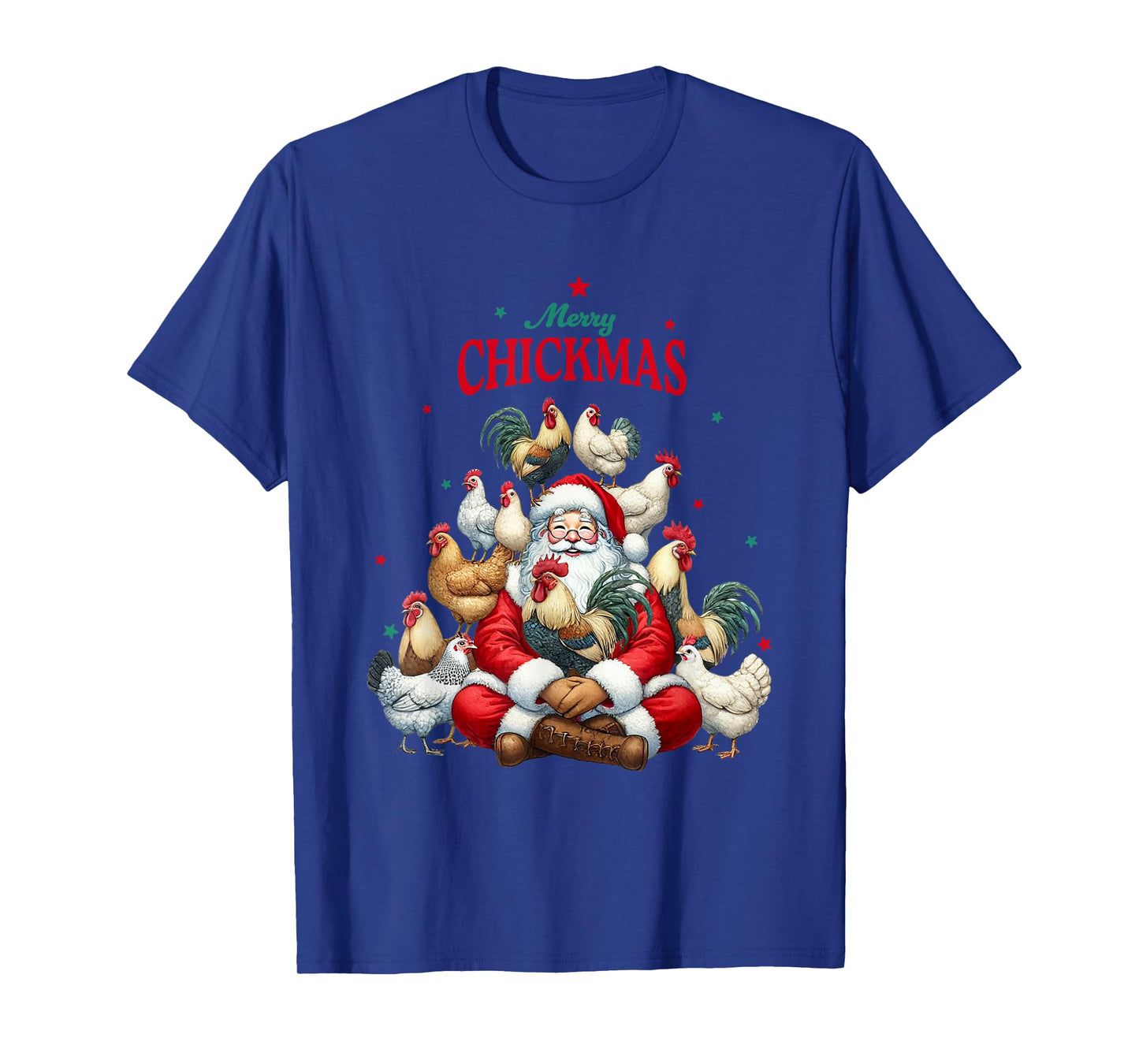 Funny Christmas Chicken Merry Chickmas T-Shirt