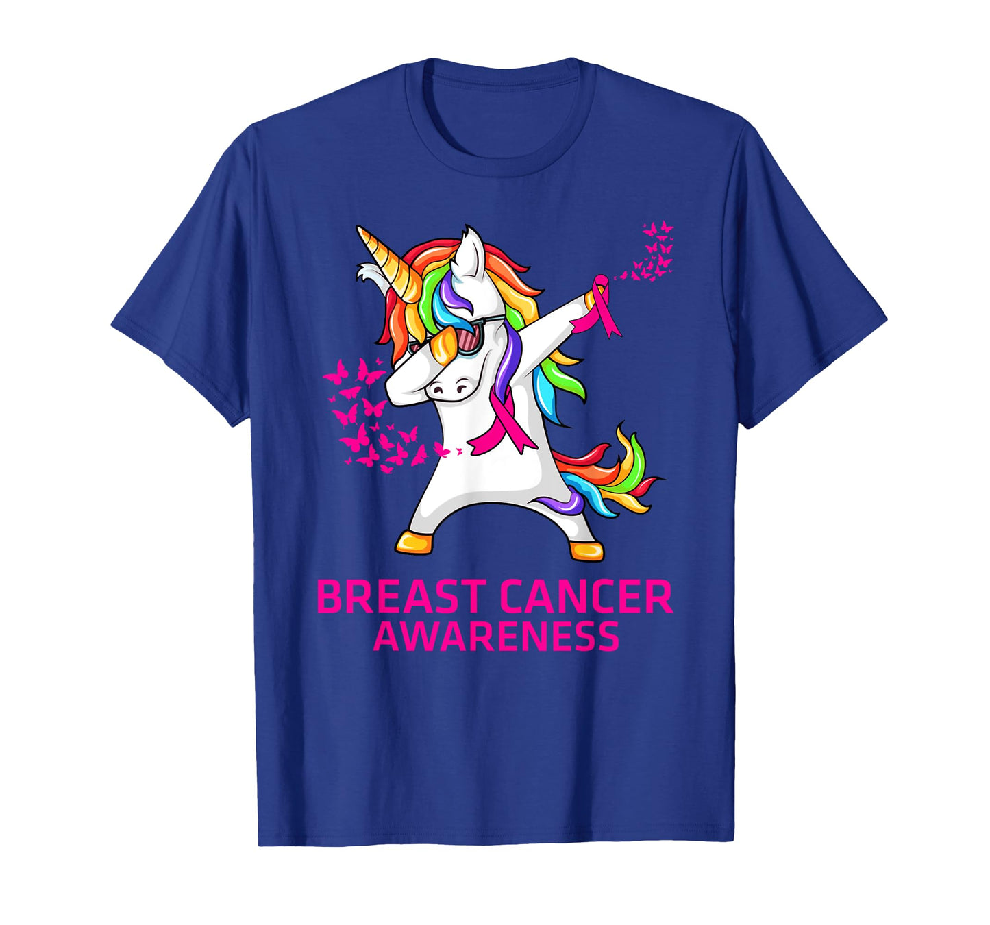 Inspirational Breast Cancer Awareness Unicorn T-Shirt