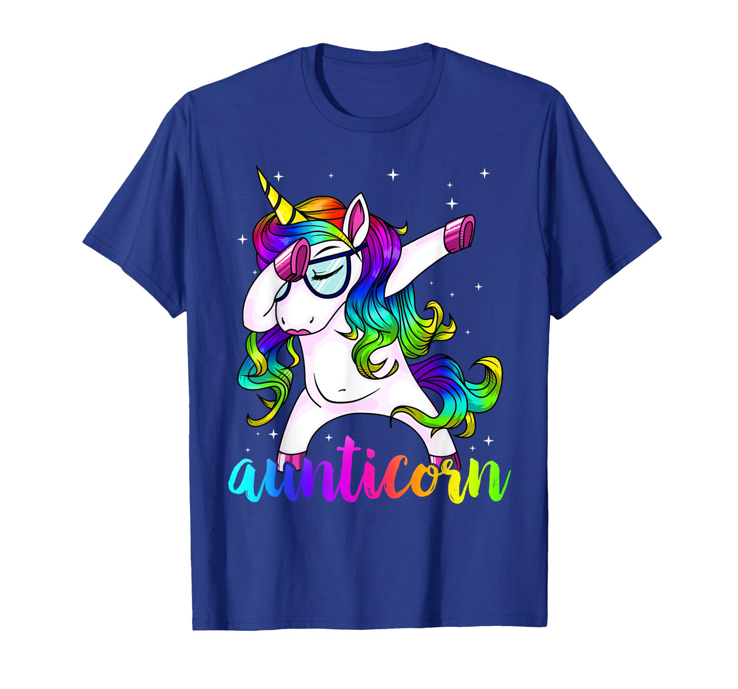 Aunticorn Aunty Dabbing Unicorn Auntie Aunt Christmas Gift T-Shirt