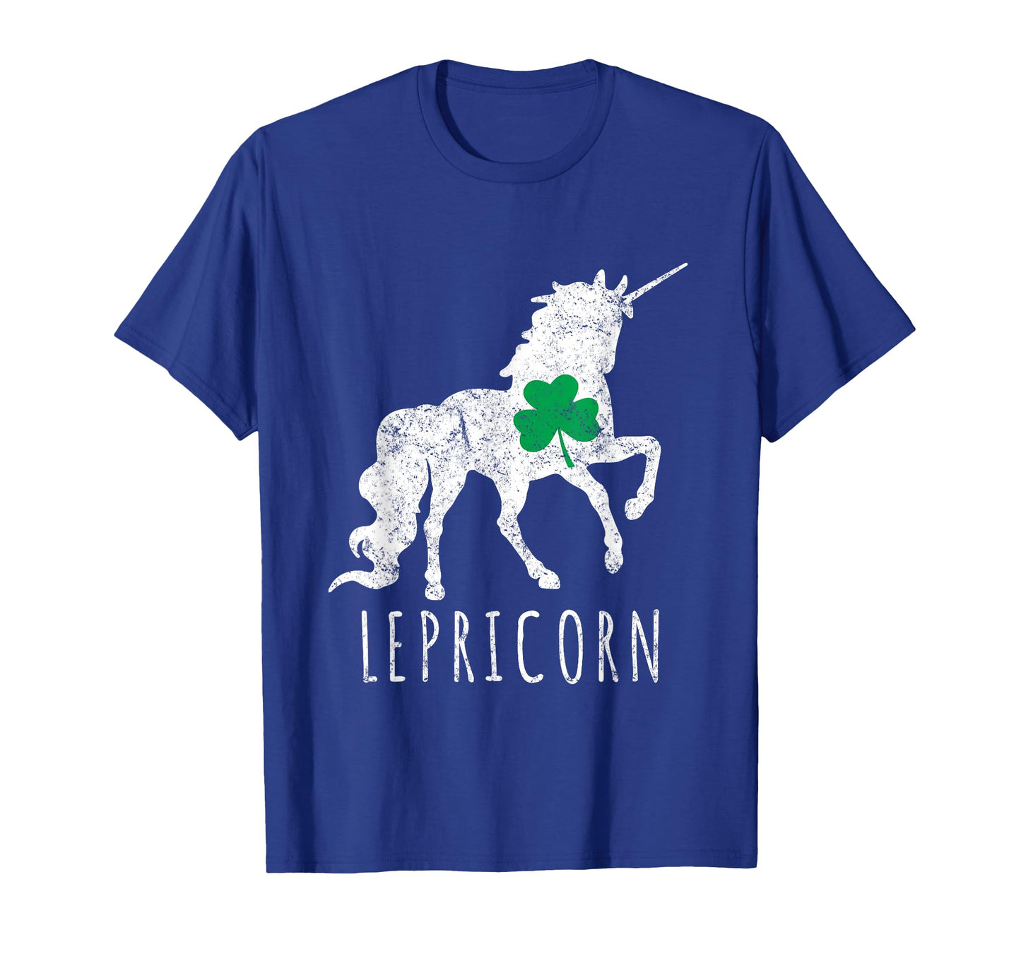 Lepricorn Green Shamrock Funny Leprechaun Unicorn T-Shirt