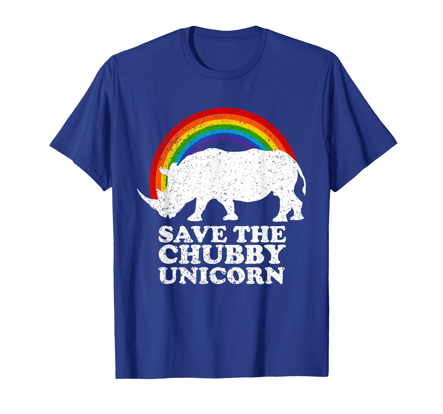 save the chubby unicorns rainbow Save the Rhino Day T-Shirt