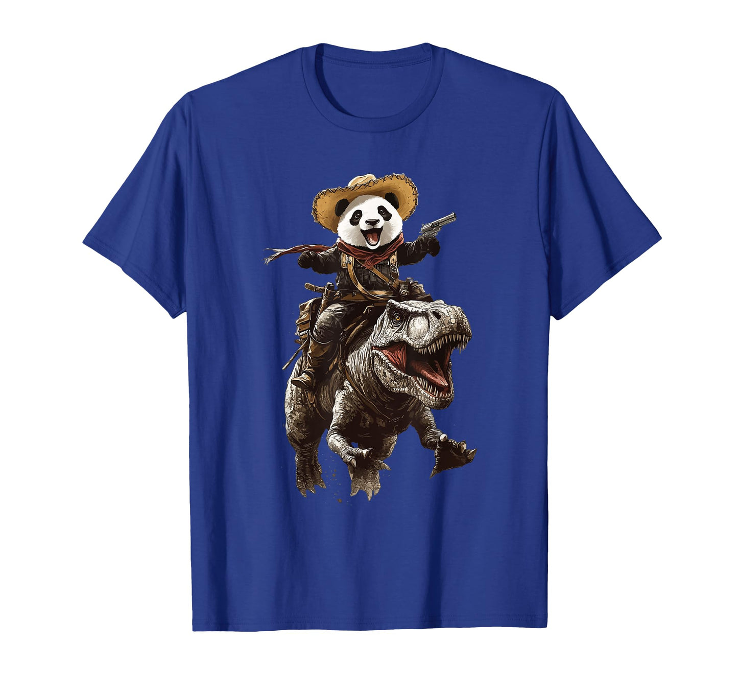 Panda T Rex Cowboy T-Shirt