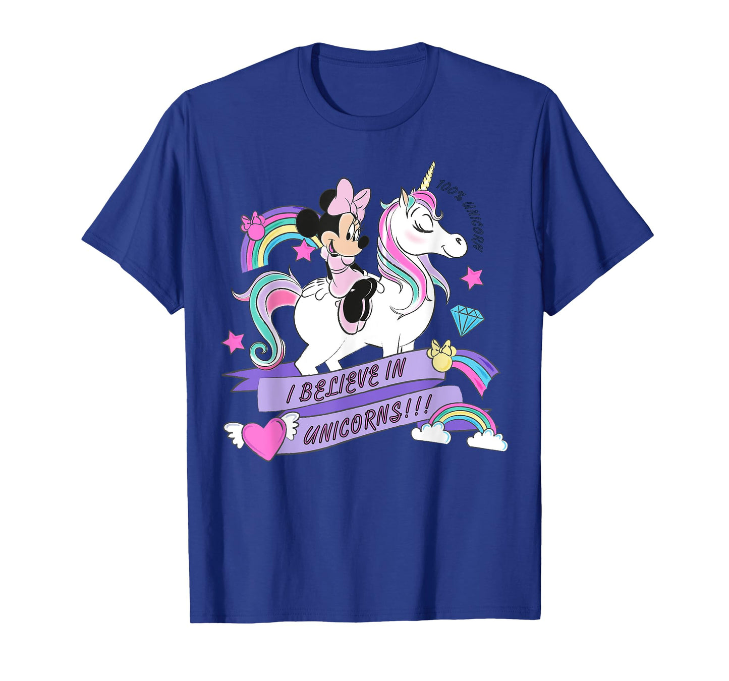 Disney Minnie Mouse Unicorn 100 Unicorn T-Shirt