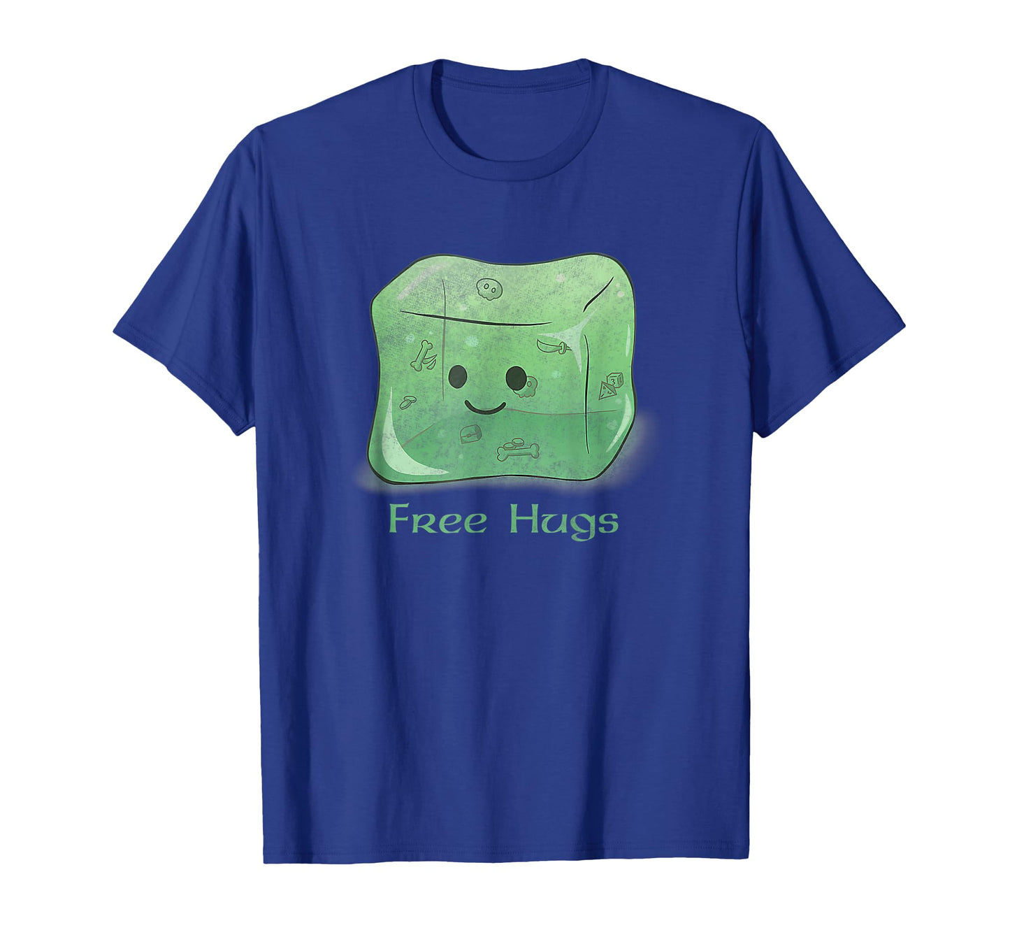Vintage Gelatinous Cube, Free Hugs Design Men and Women T-Shirt