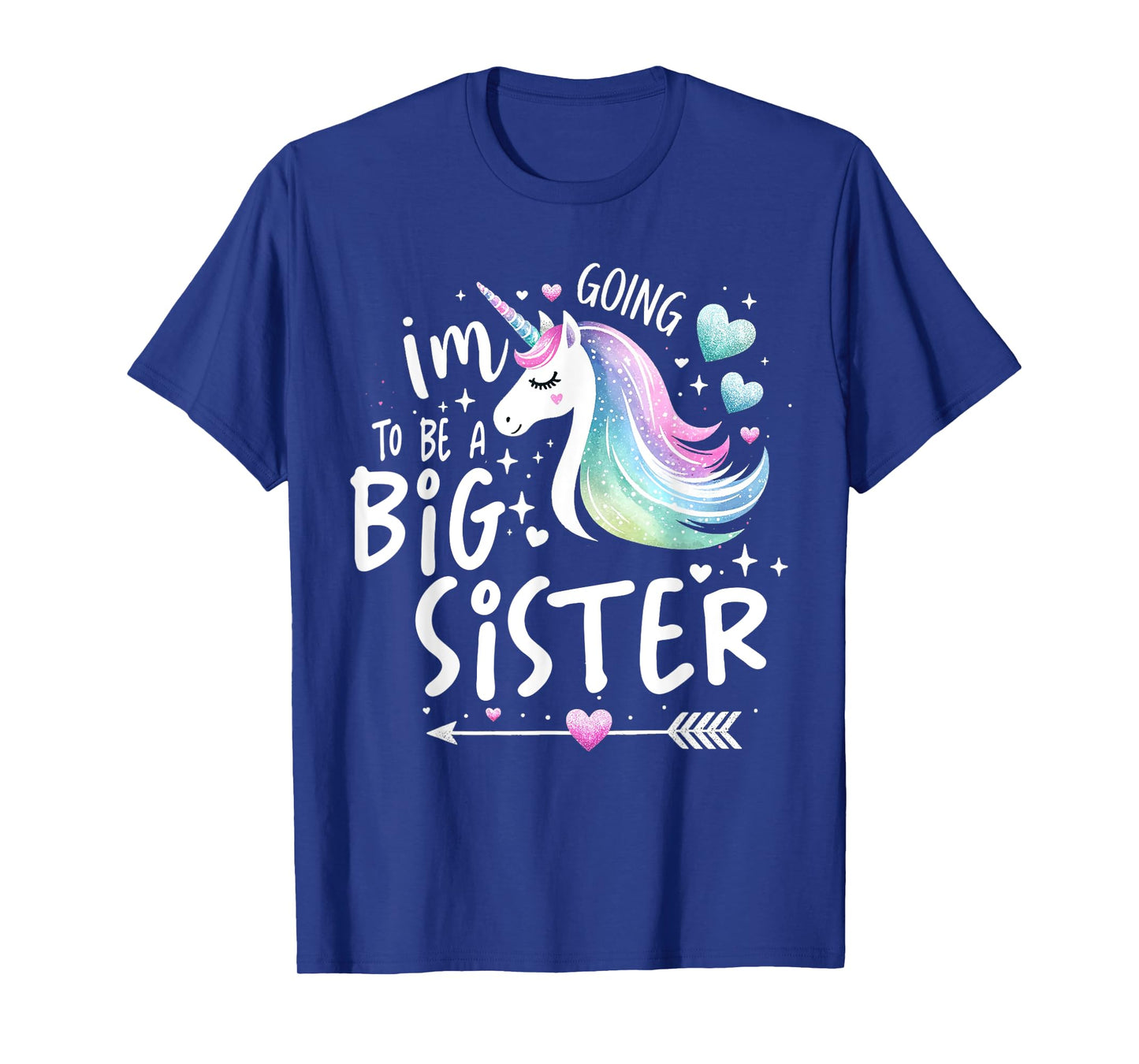Best Sibling Baby Shower Big Sister Shirts for Girls Unicorn T-Shirt