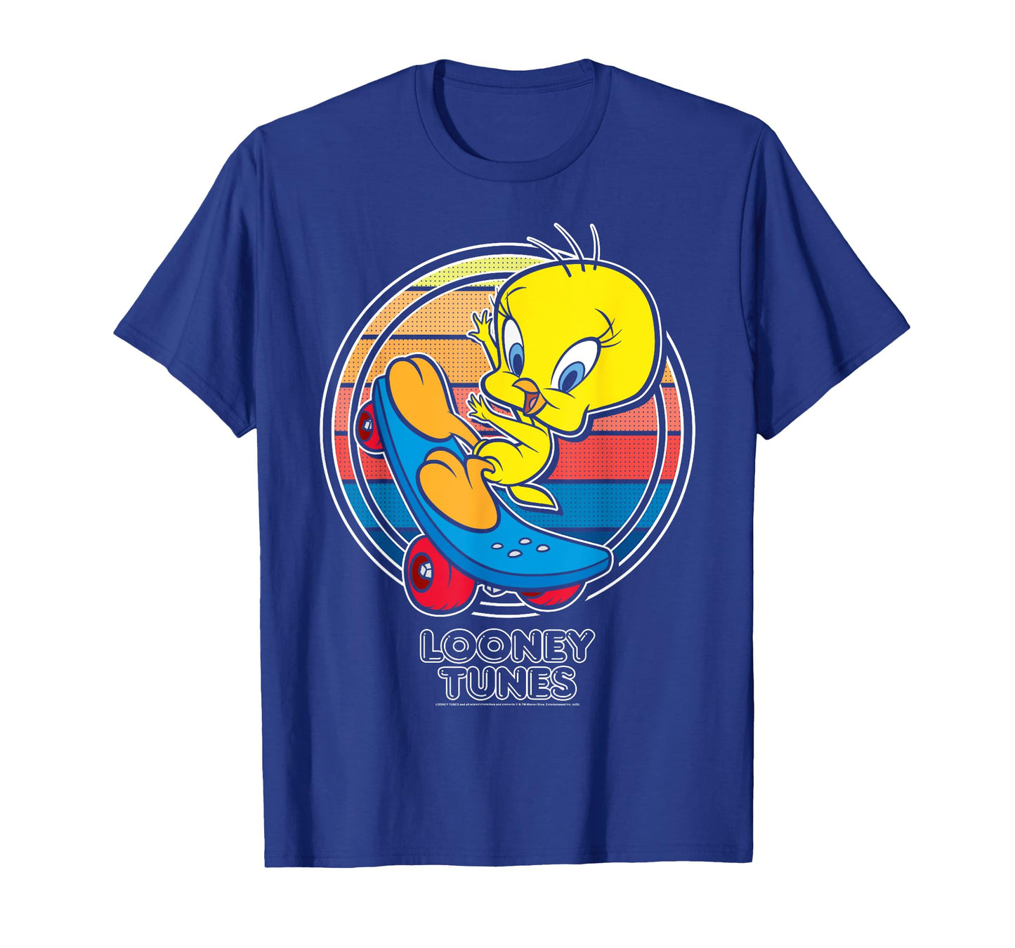 Looney Tunes Tweety Bird Skate Portrait T-Shirt