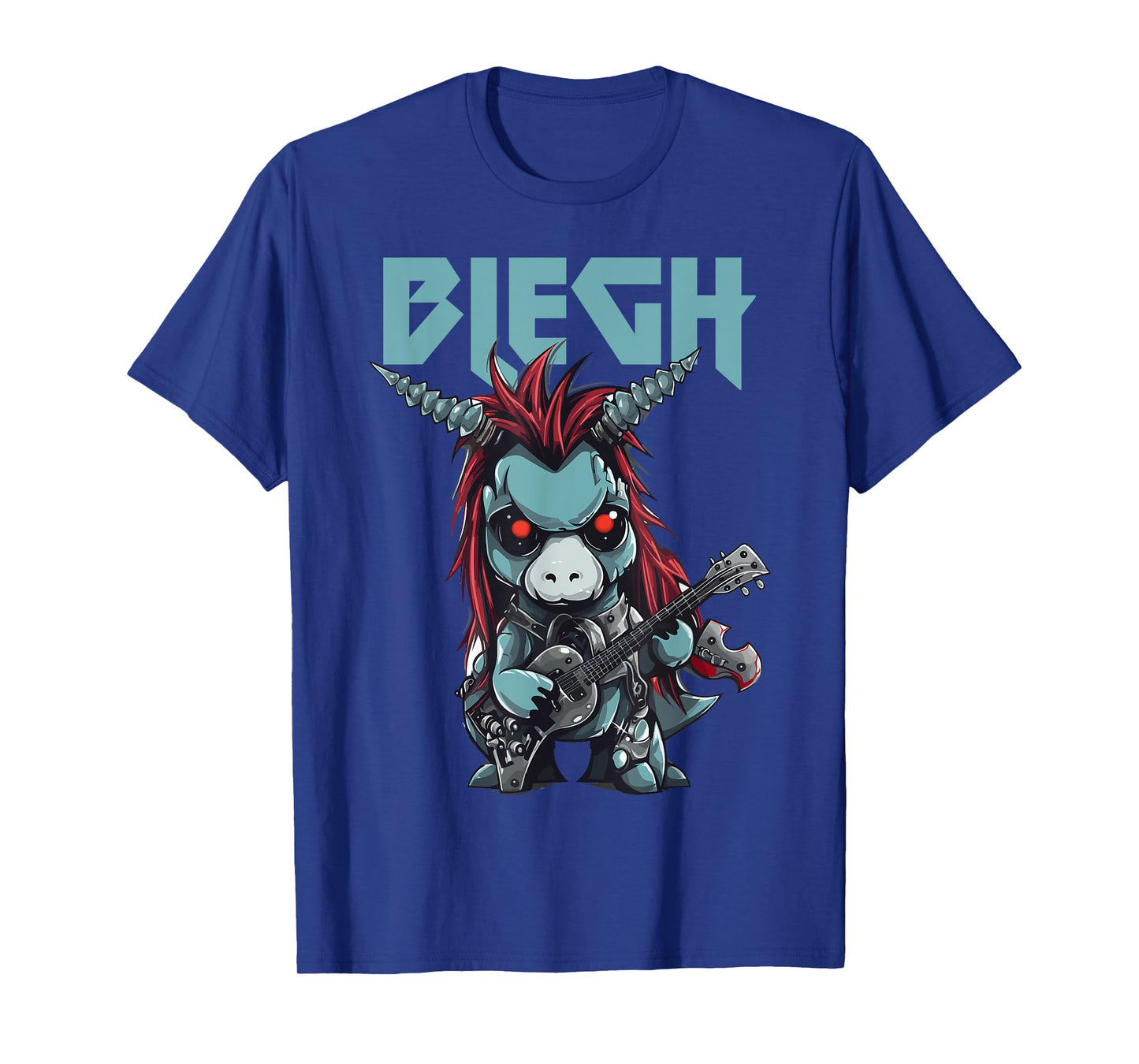 Blegh Heavy Metal Metalcore Unicorn T-Shirt