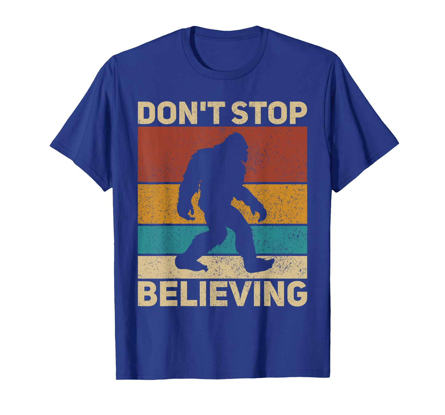 Don't Stop Believing Sasquatch Costume Mens Big Foot Bigfoot T-Shirt