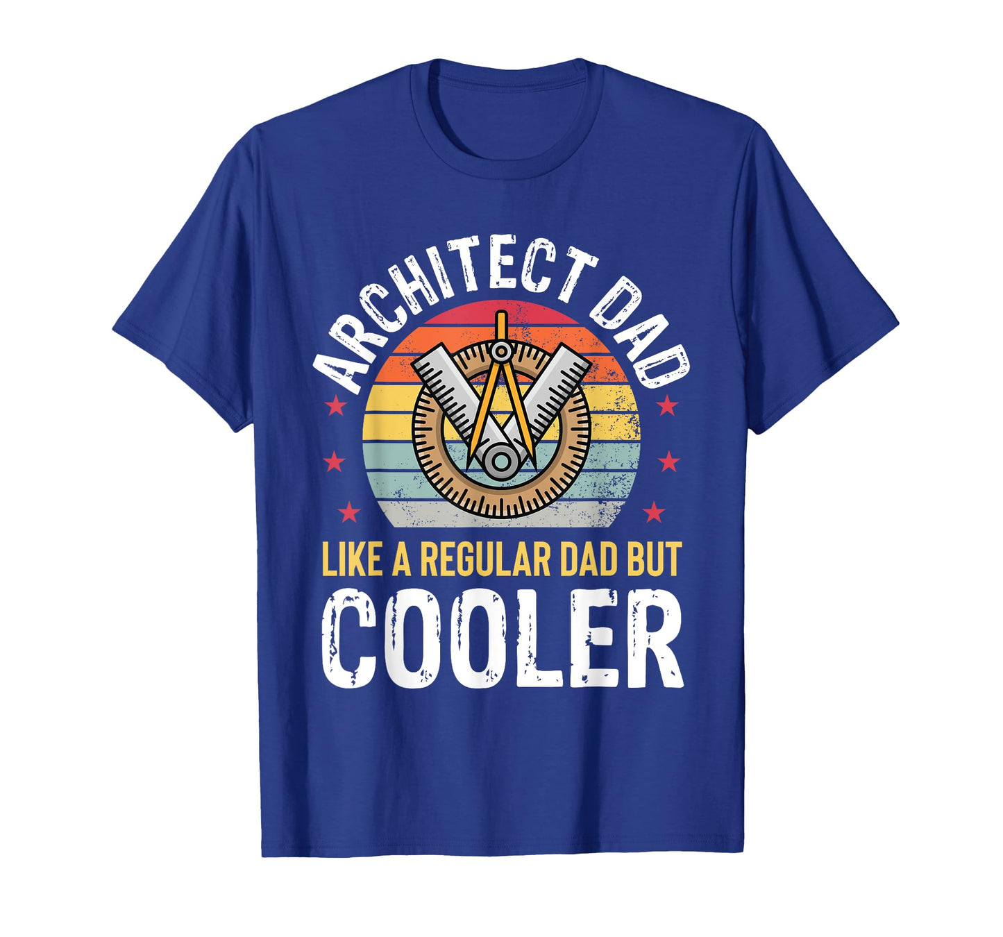 Architect Dad Architecture Engineer Father Mens Retro Funny T-Shirt