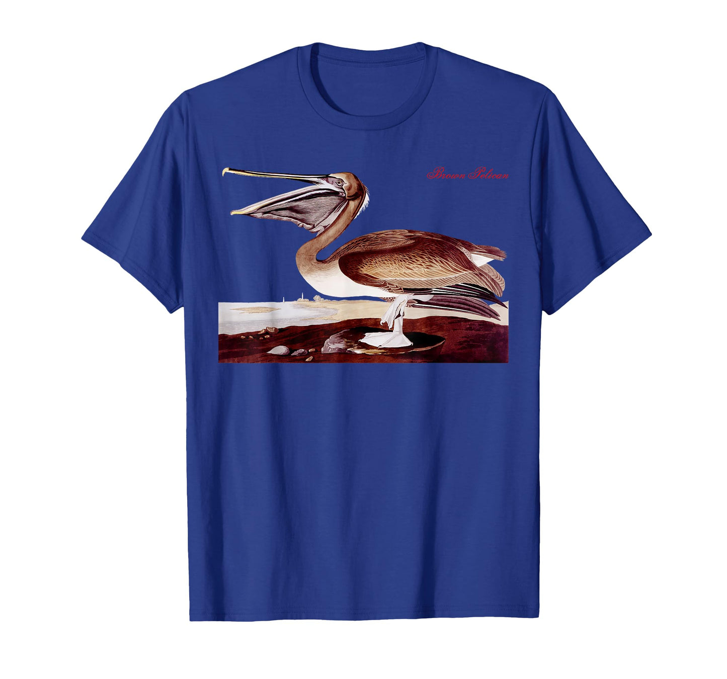 Audubon Brown Pelican North American Birds Education Nature T-Shirt