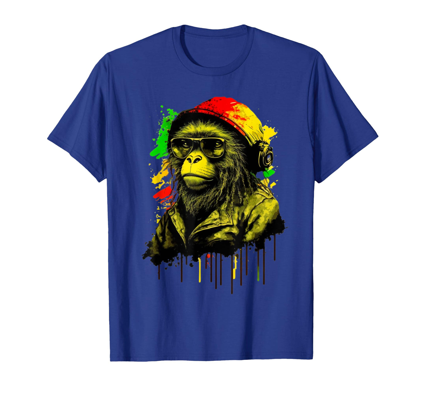 Rasta Monkey Stylish Rastafari Design Reggae & Jamaica Vibes T-Shirt
