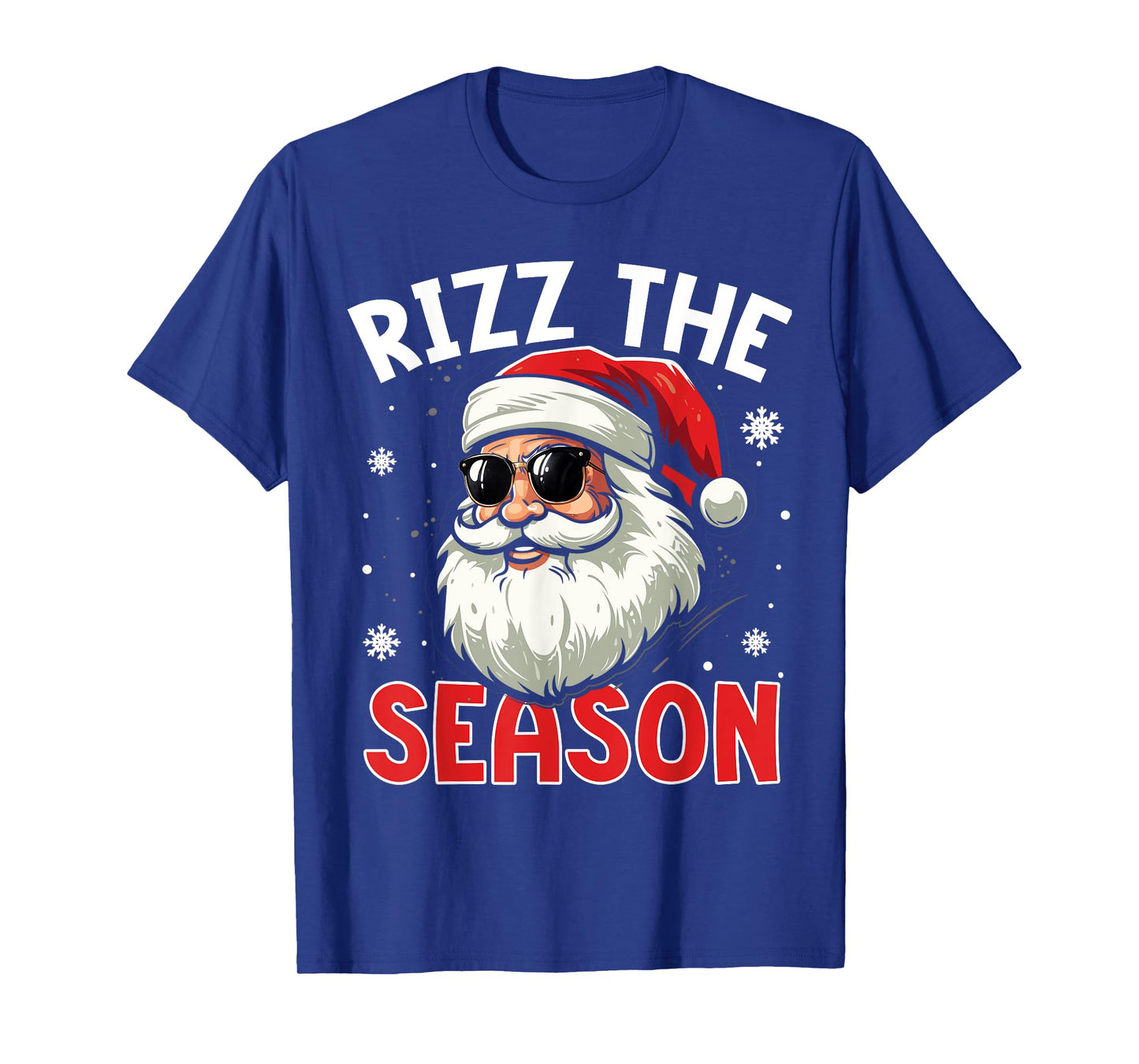 Rizz The Season Santa Claus Rizzmas Funny Boys Christmas T-Shirt