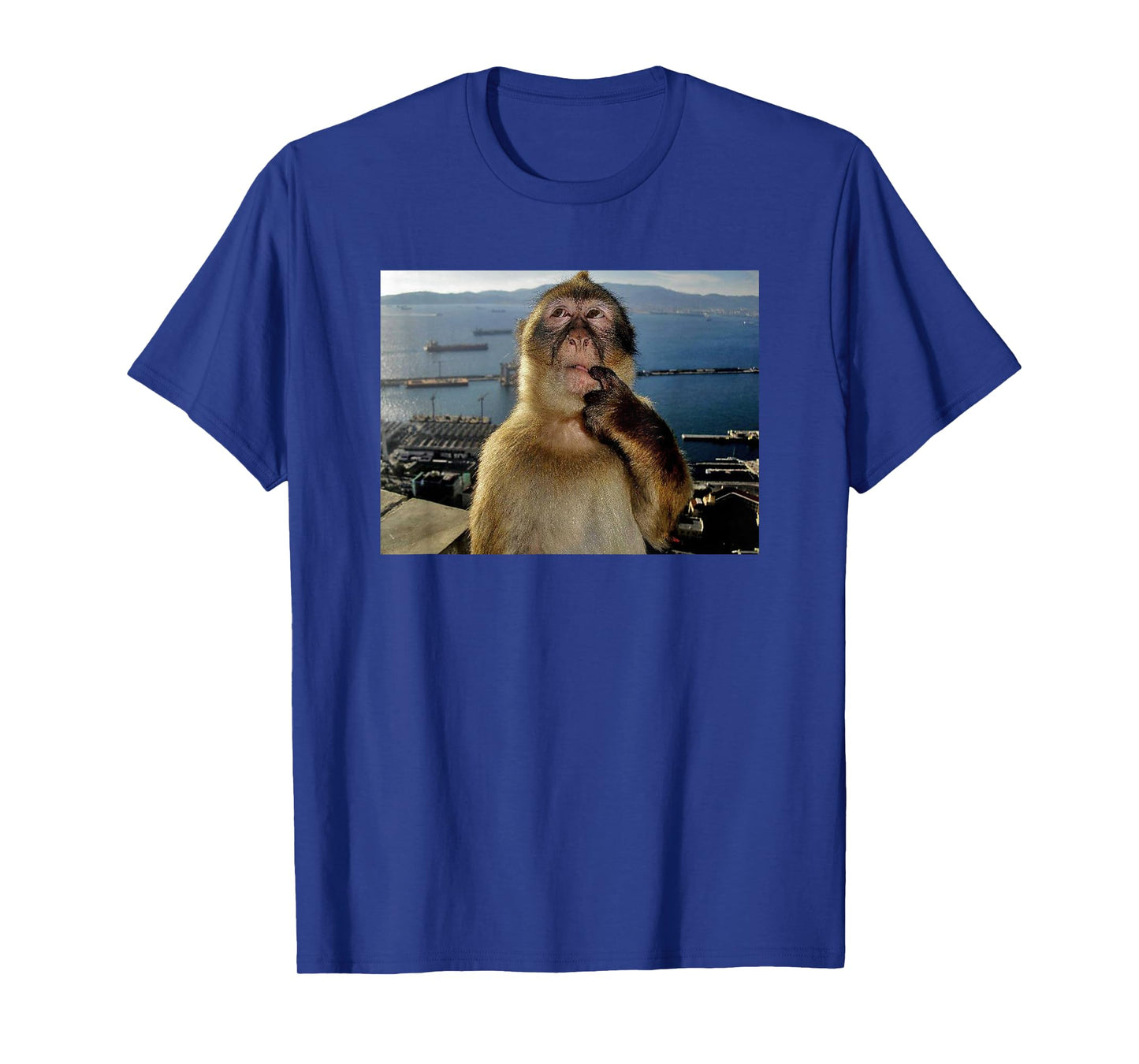 Thinking Monkey Meme T-Shirt