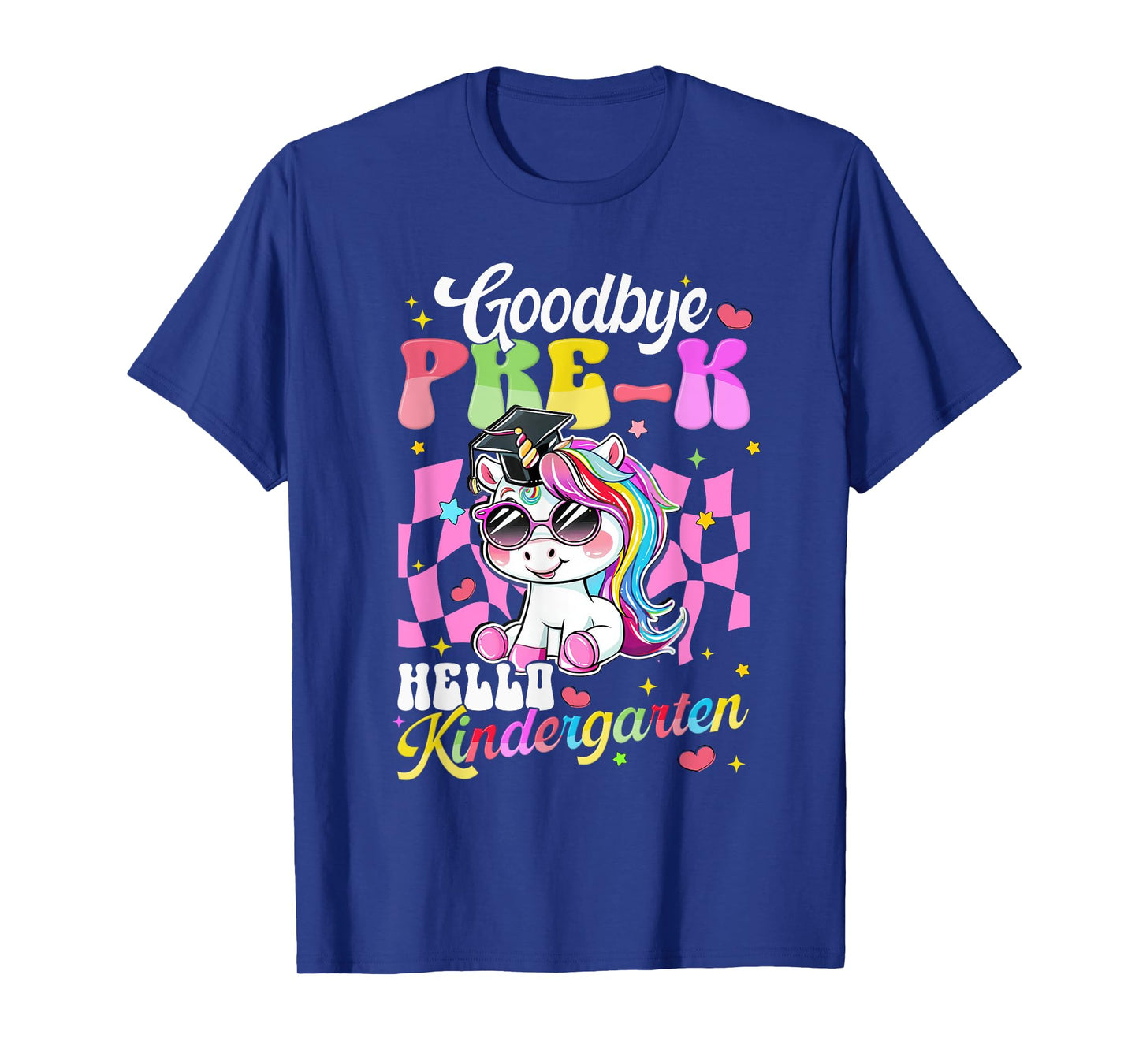 Girls Pre-K Graduation Cute Unicorn Preschool Graduate 2025 T-Shirt