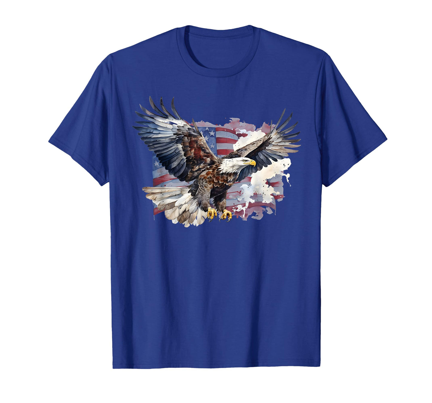 American Nature Bald Eagle Mullet US Flag Patriot Bird Lover T-Shirt