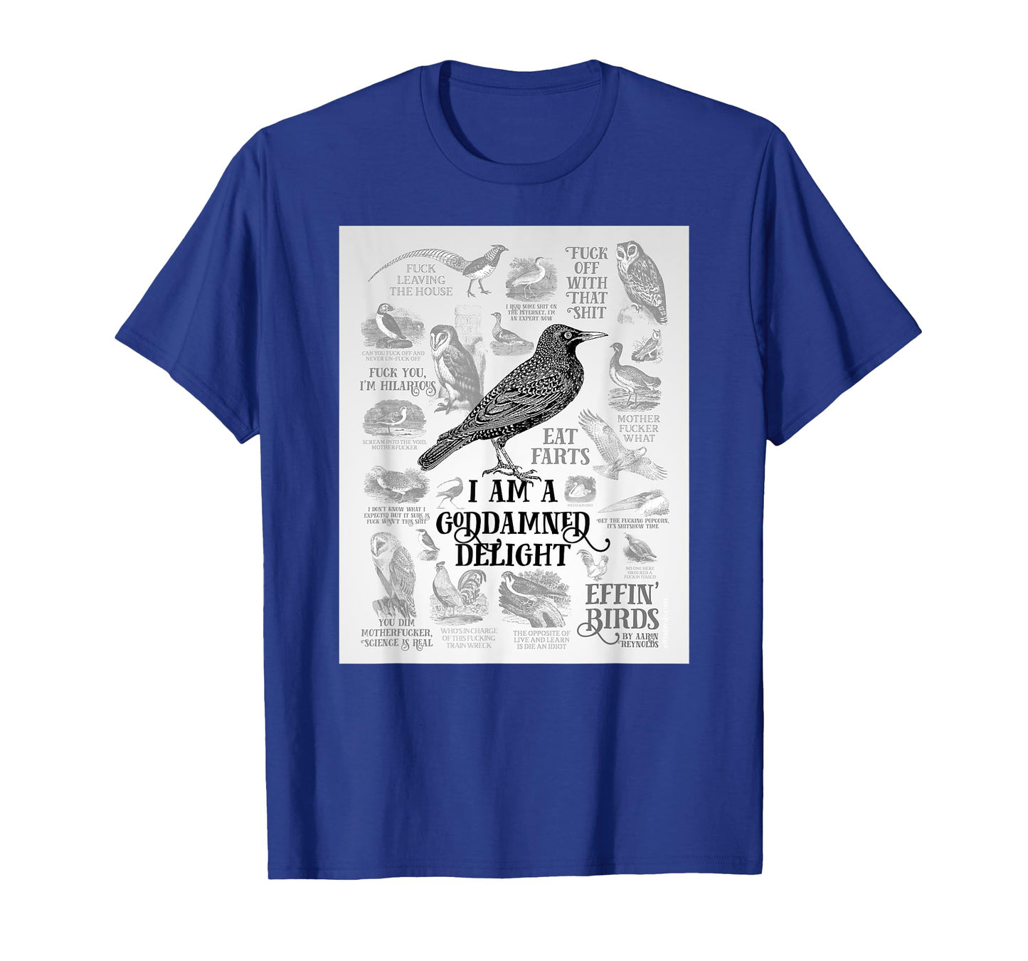 Threadless Effin' Birds Delightful Collage T-Shirt