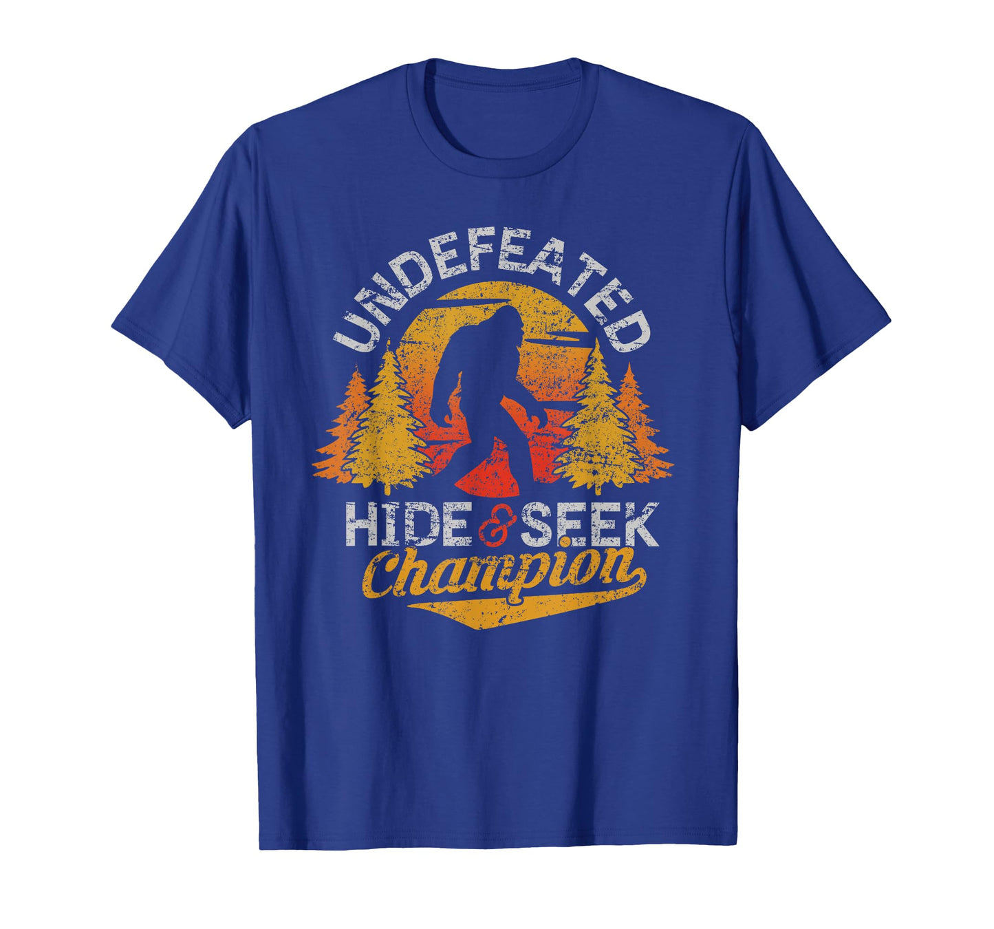 Bigfoot Hide and Seek Champion Shirt Sasquatch Tee Men Kids T-Shirt