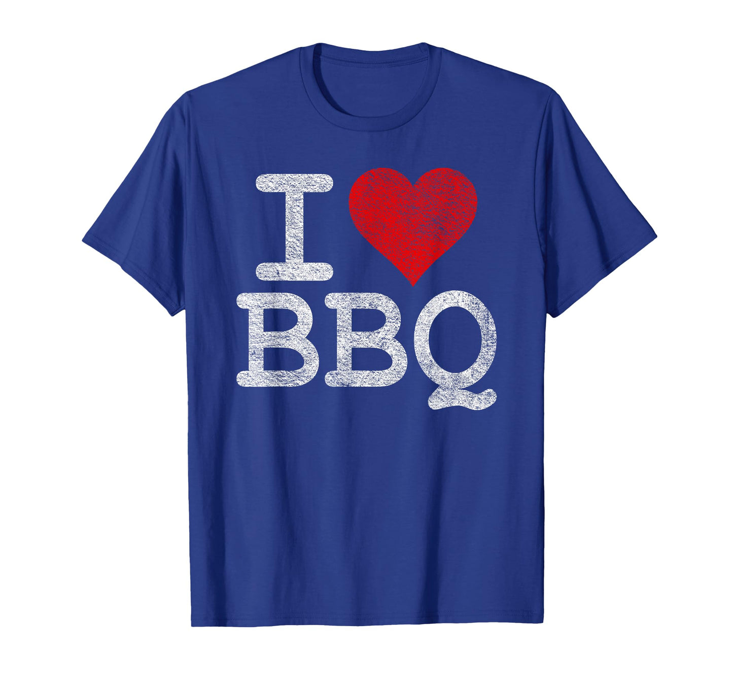 I LOVE BBQ I HEART BARBECUE GRILL SMOKER OUTDOOR COOKERY T-Shirt
