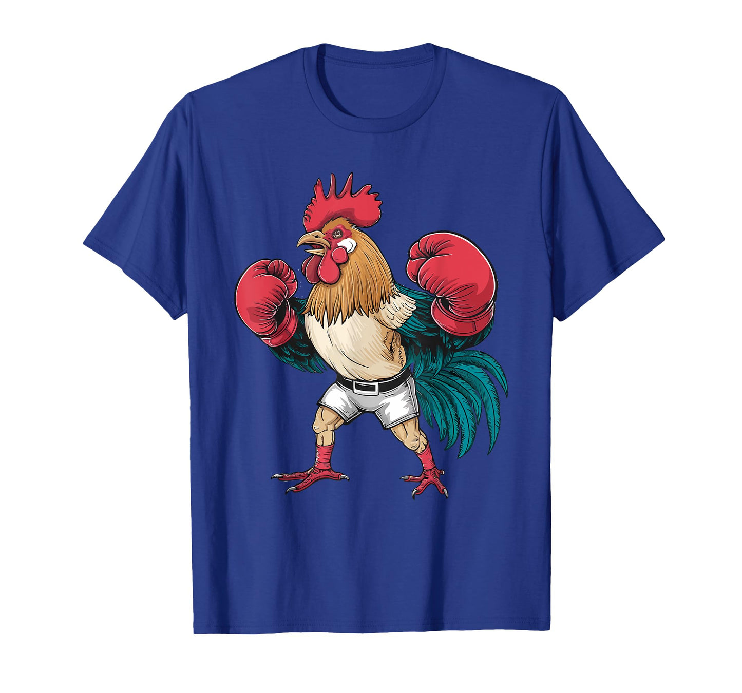 Funny Boxing Chicken With Red Gloves Kids Adults T-Shirt