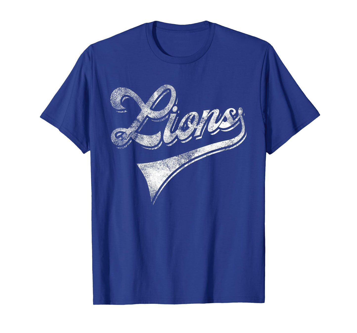 Lions School Sports Fan Team Spirit Mascot Vintage T-Shirt